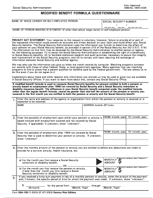 Ssa 150  Form