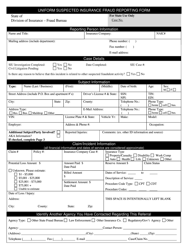 Report Online Fraud  Form