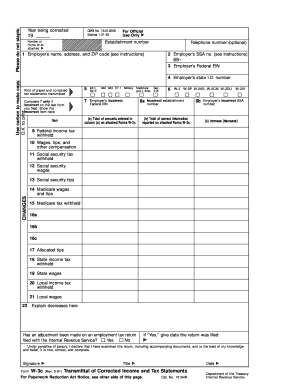 Form W 3C