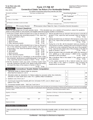 Ct 706nt Form