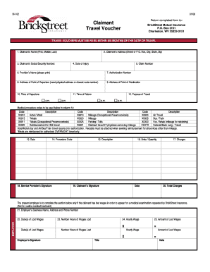 Brickstreet Travel Form