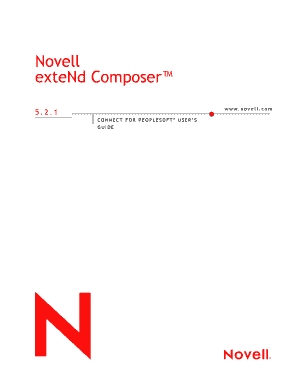 PeopleSoft Connect Guide Novell  Form
