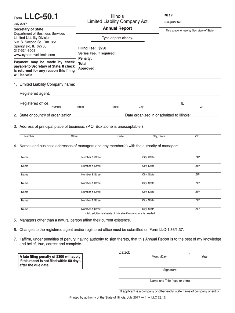  Il Annual Report Form 2012