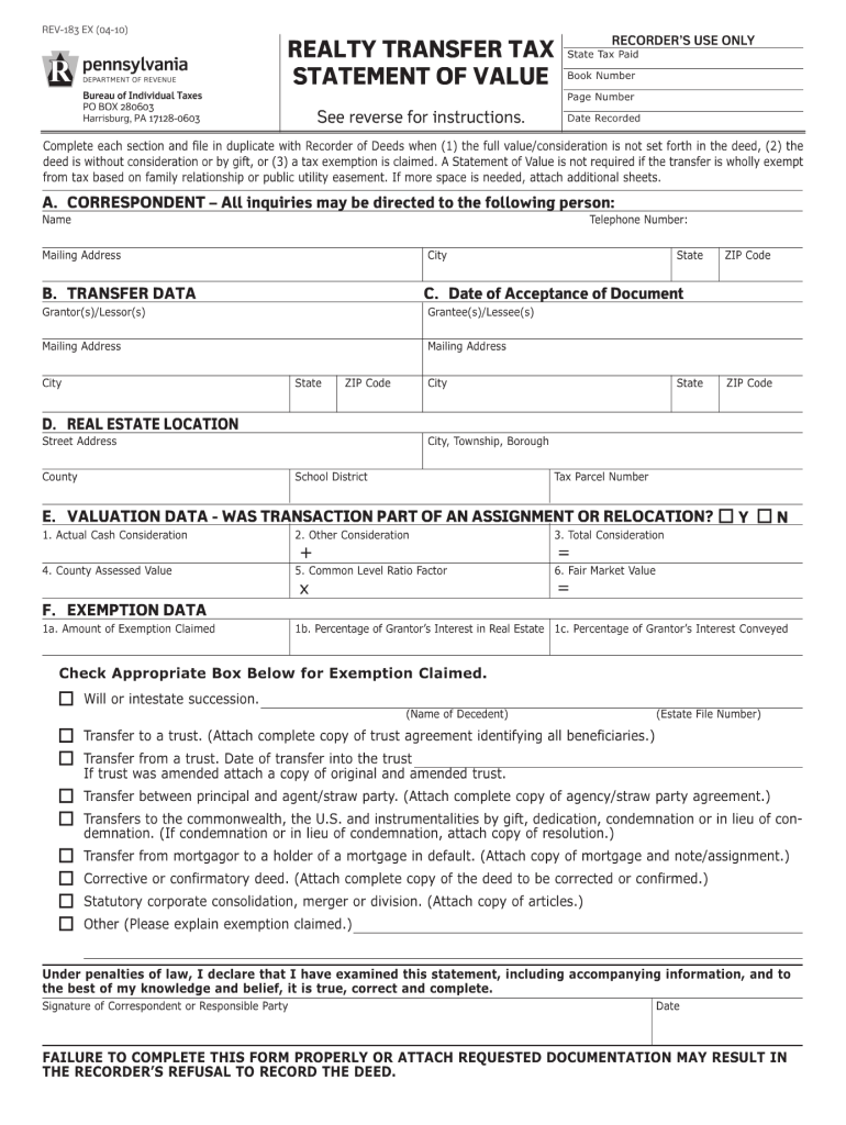  Rev 183 Form 2019