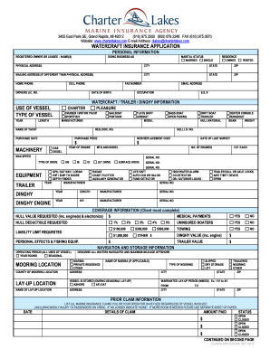 Boat Insurance Quote - Fill Out And Sign Printable Pdf Template Signnow