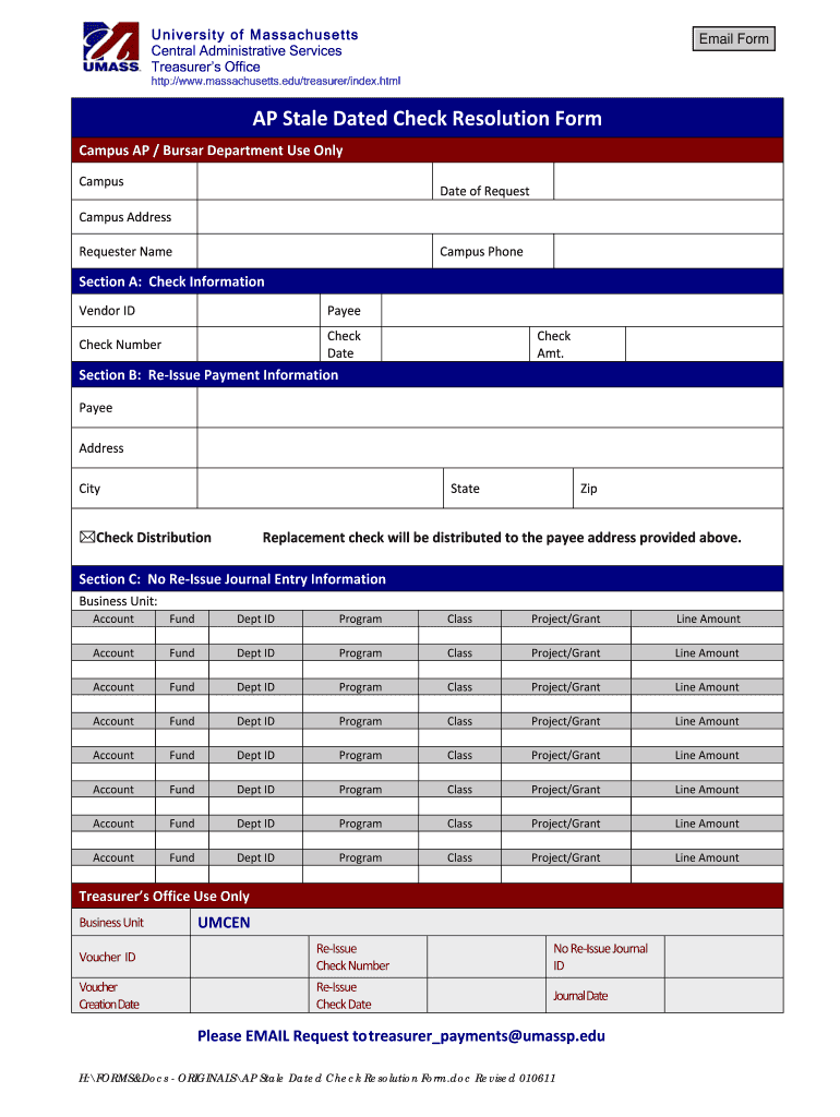 Request for Reversal of Payroll Direct Deposit Media Umassp  Form