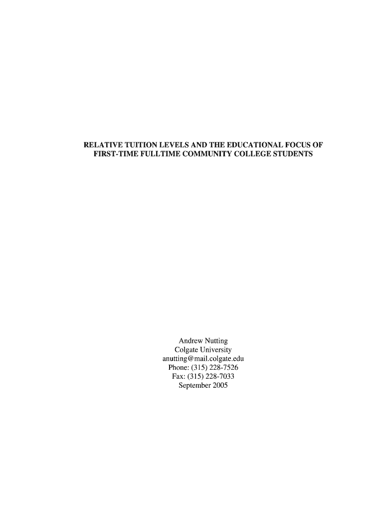 CALCULATING the EXPOSURE RATES of TRANSFERS to NON Ilr Cornell  Form