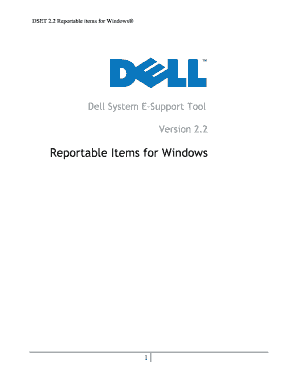 Reportable Items for Windows  Form