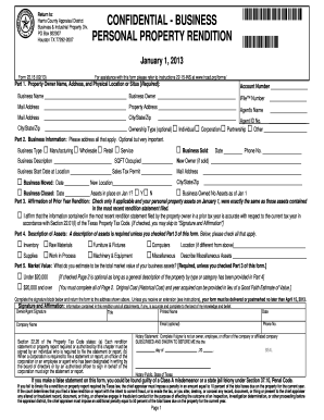 Business Personal Rendition - Fill Out and Sign Printable PDF Template |  signNow