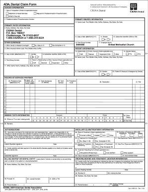 Ada Claim Form