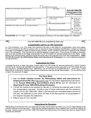 Nc 1099 Form Printable - Fill Out and Sign Printable PDF Template | signNow