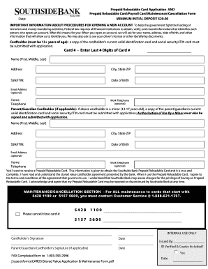 FLEXcard Application Minimum Initial Deposit $20 00 Yes! I Want  Form