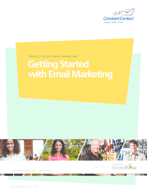 Getting Started with Email Marketing Visit Img Constantcontact Com  Form