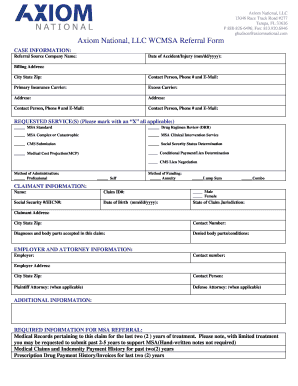 Medicare Set Aside Annual Reporting Forms