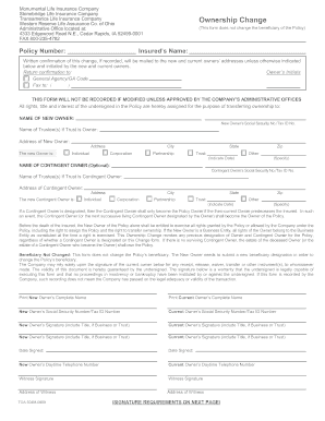 Stonebridger Life Insurance Beneficiary Form