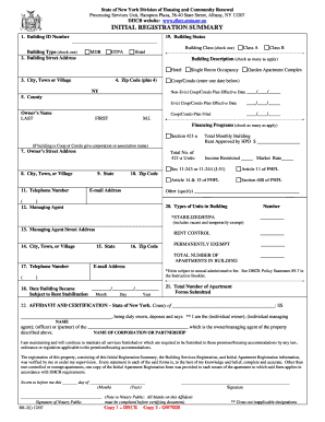 Hpd Property Registration Form PDF