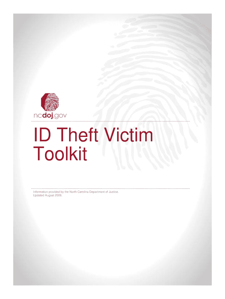 ID Theft Victim Toolkit the Town of Belville  Form
