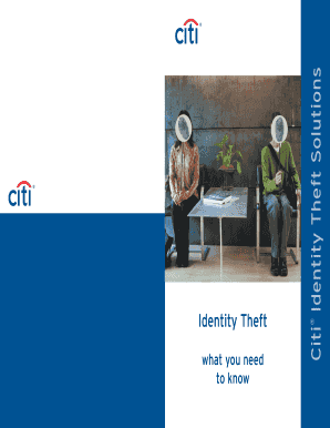 Citi Identity T Heft S Olutions  Form