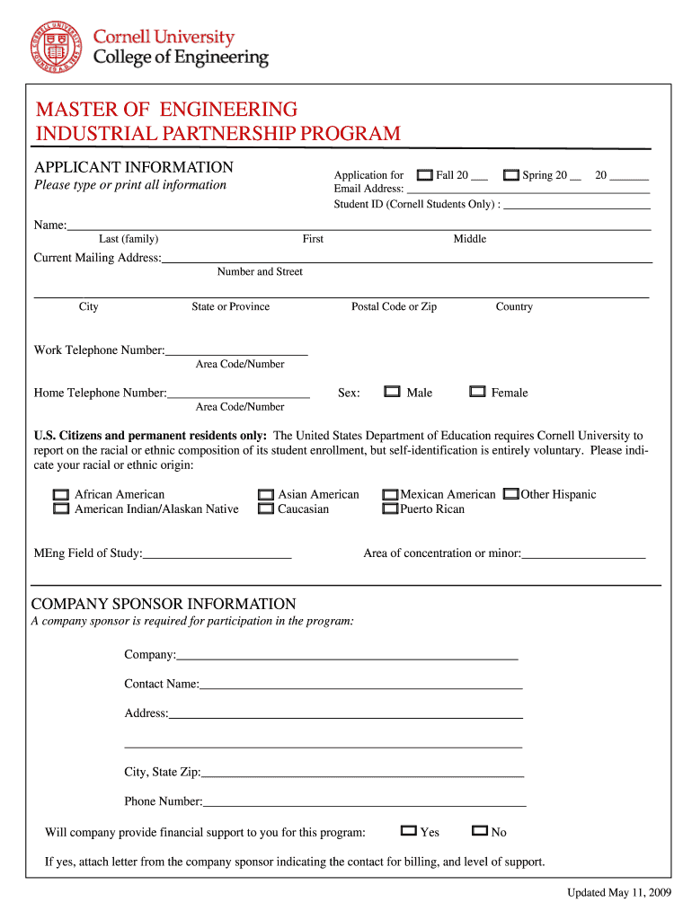 IPP Application Pub Cornell Engineering Cornell University Engineering Cornell  Form