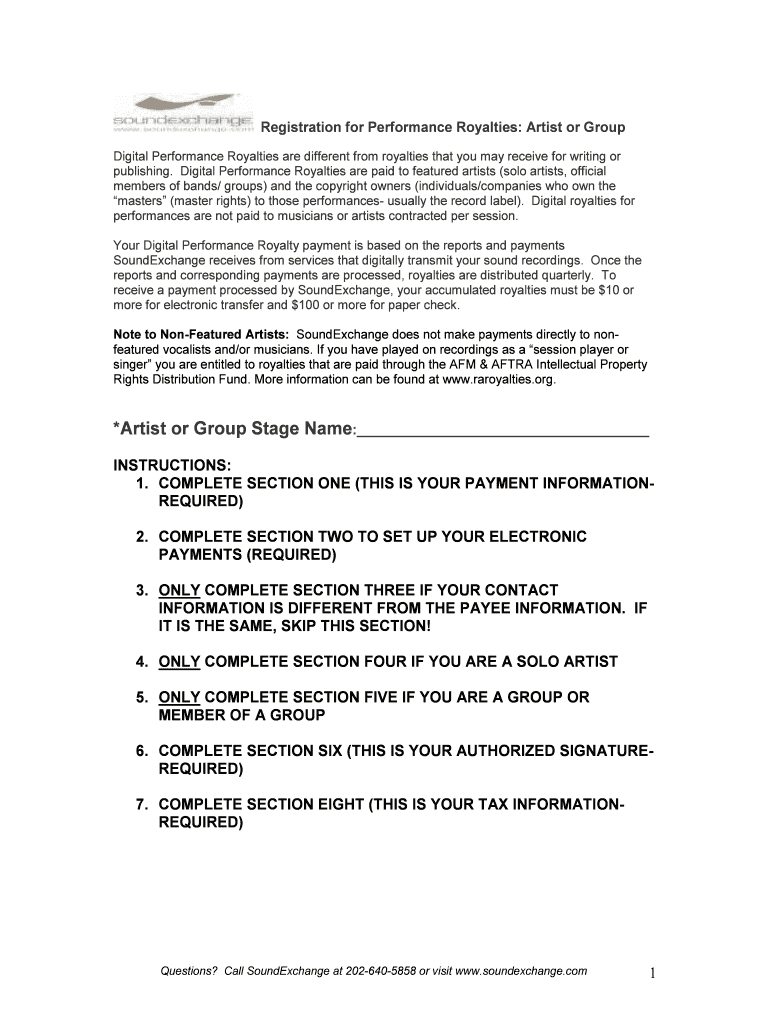 Artist or Group American Bar Association Americanbar  Form