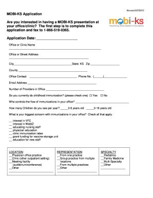 MOBI KS Application Kansasaap  Form