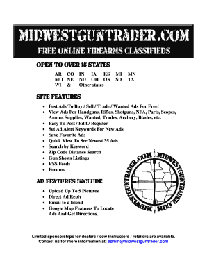 Midwest Gun Trader  Form