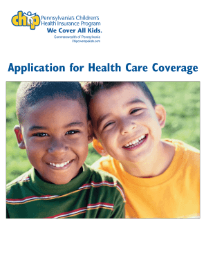 Application for Health Care Coverage Coverageforall  Form