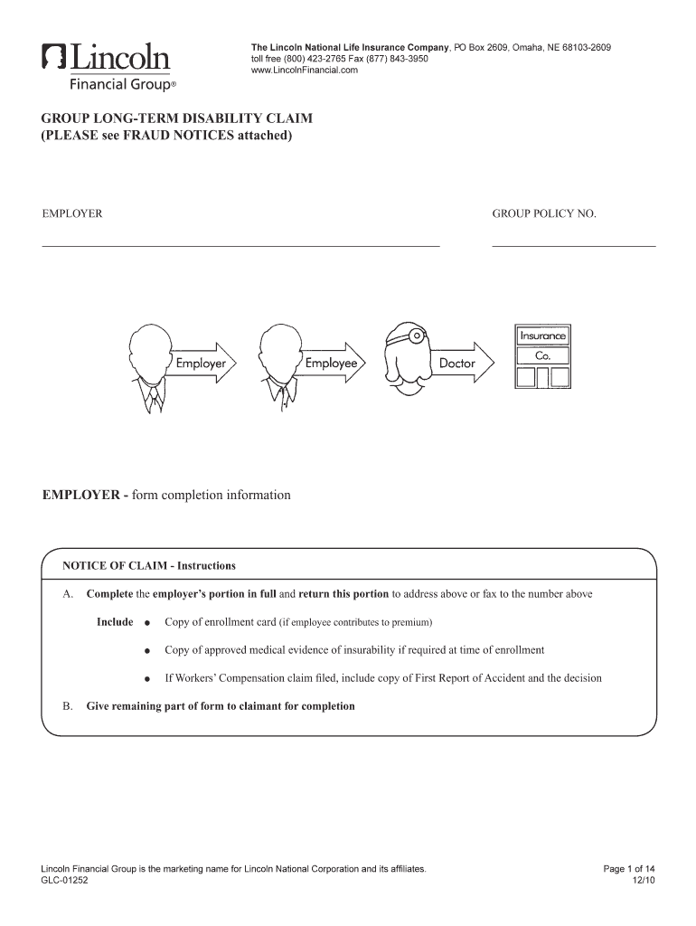 GROUP LOnG TeRm Disability Claim Please See FRaUd NOtices Wabash  Form