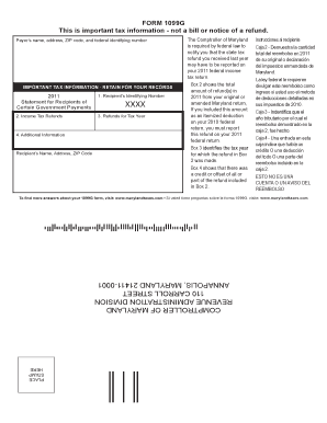 1099g Maryland  Form