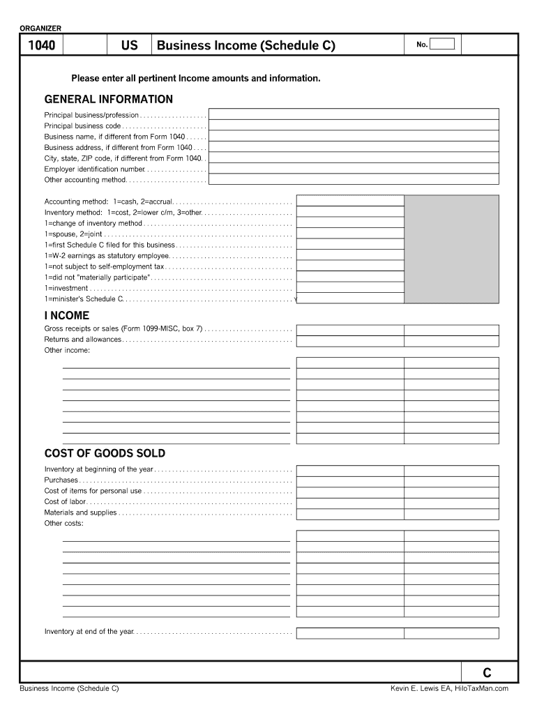 Principal Business Code  Form