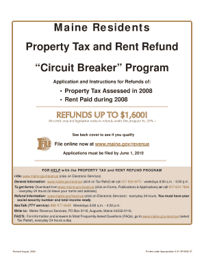 Apply for Rent Rebate Online  Form