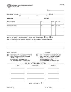 What is Pvb Each Candidate Present Zip Code Form