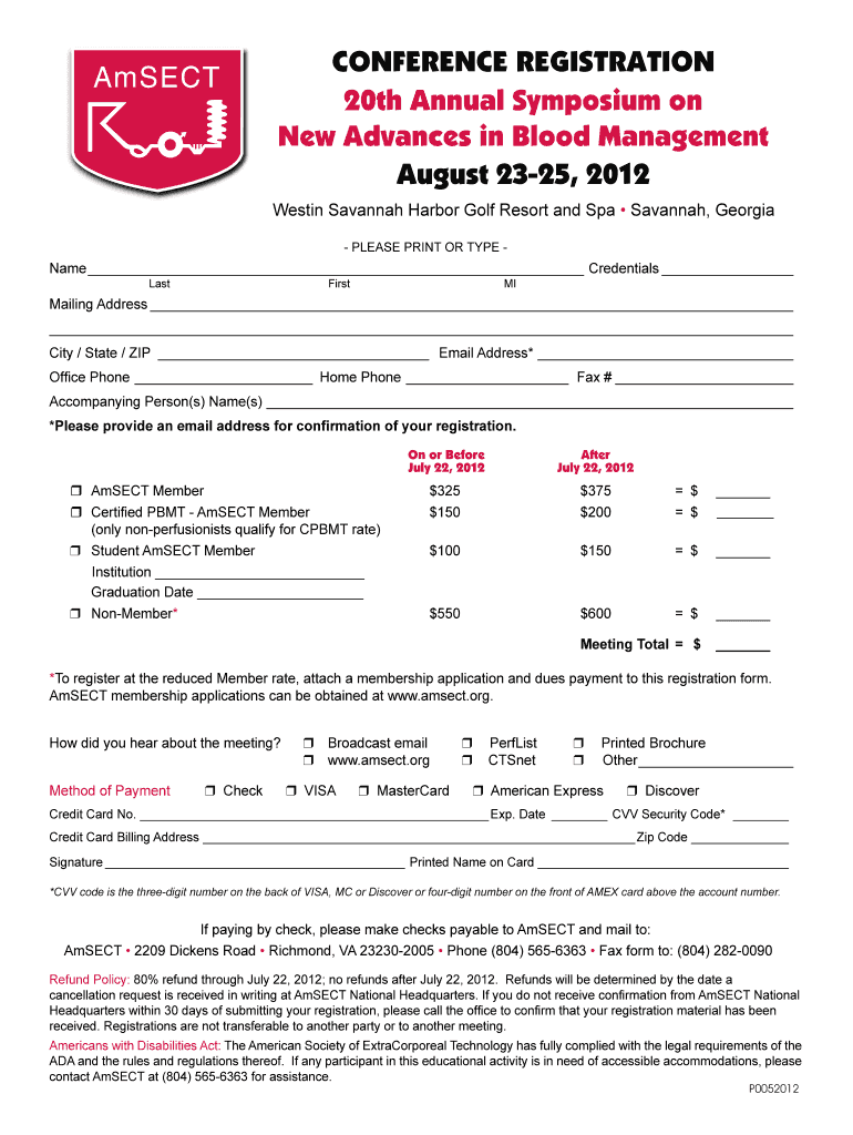 Printable Registration Form Societyhq Com