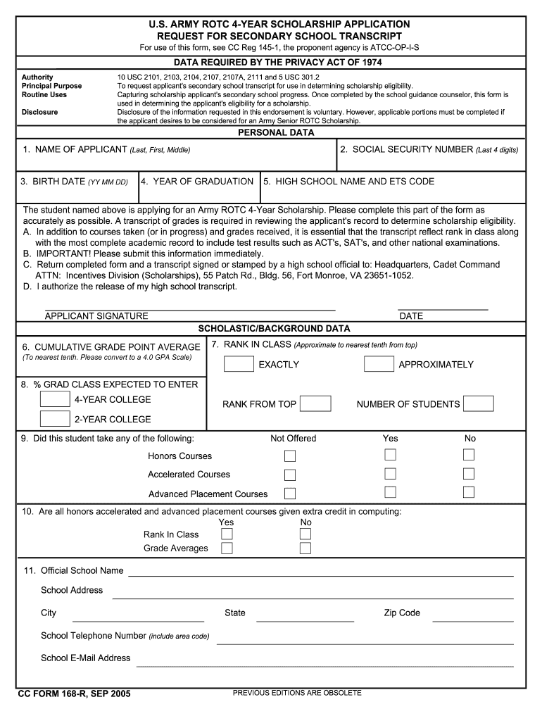Army Forms