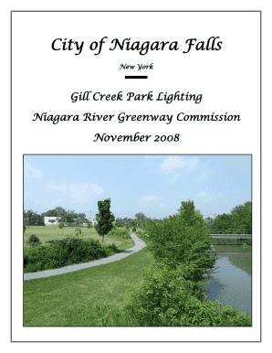 City of Niagara Falls Niagaragreenway  Form