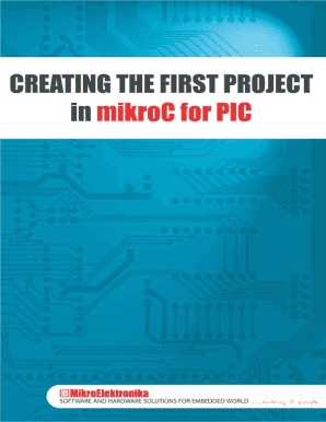Pic16f877a Mikroc Programming Tutorial PDF  Form