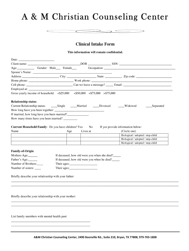 Intake Form