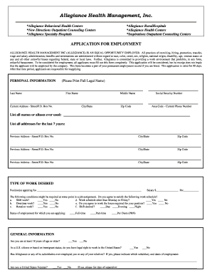 Oig Investigations &amp; Allegiance Health Management Form