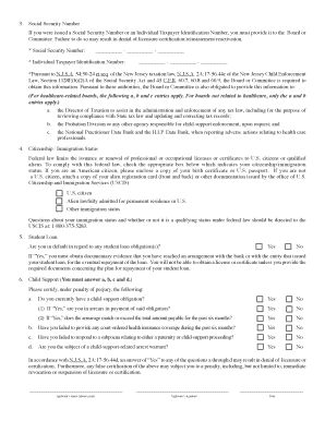 Application for Licensure as a Clinical Alcohol and Drug Counselor Njconsumeraffairs  Form