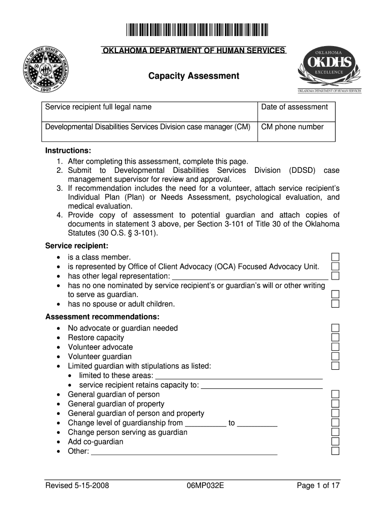 Department of Human ServicesDivision of Developmental  Form