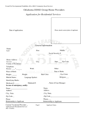 Ddsd Oklahoma  Form