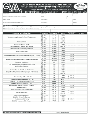 Wisconsin Reassignment Form Mv2115