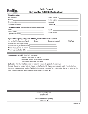Get and Sign Rebill Fedex Com 2003-2022 Form