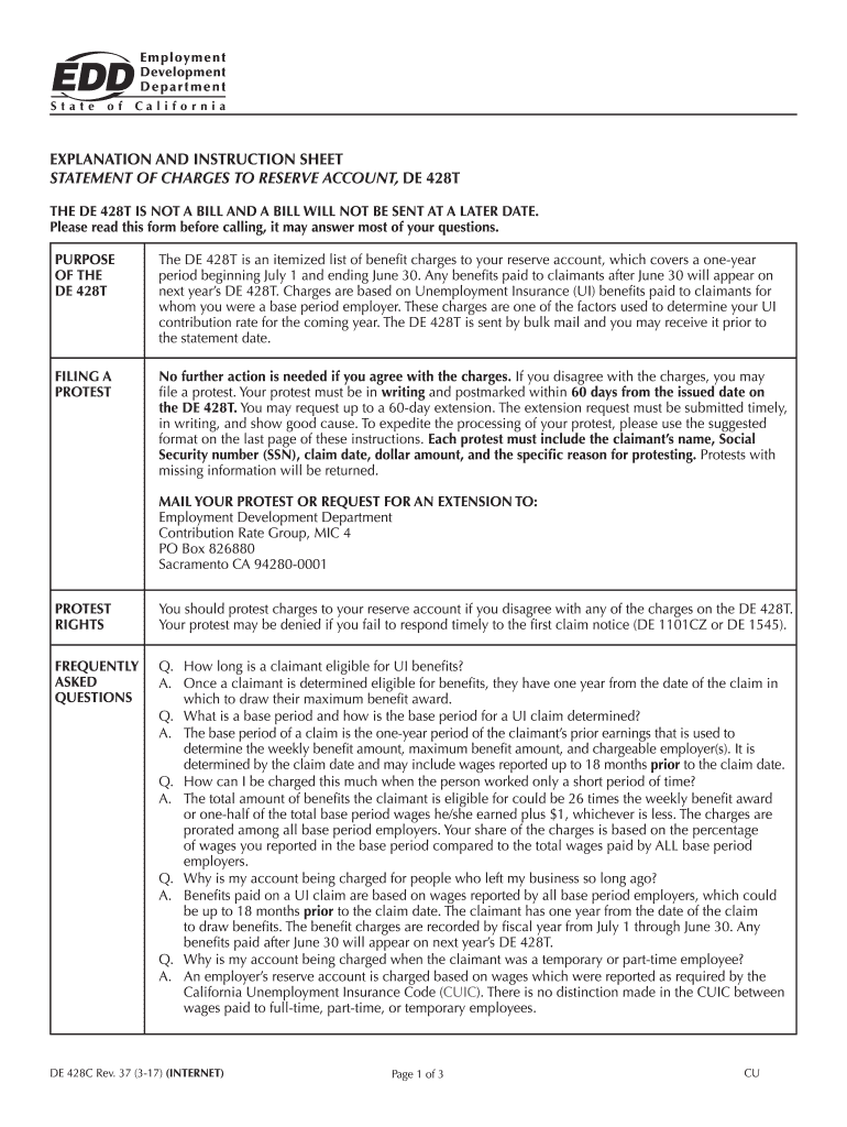  De 428t Form 2017