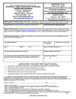 June 3 9*, Kansasboysstate  Form