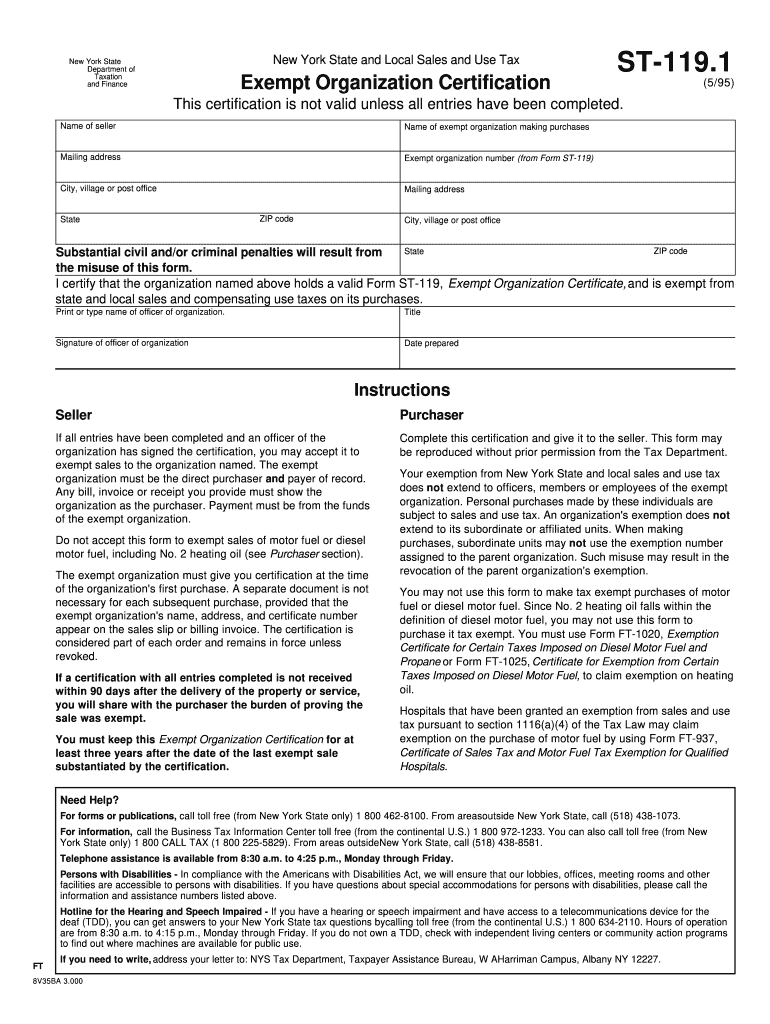  St 1191 Form 2011