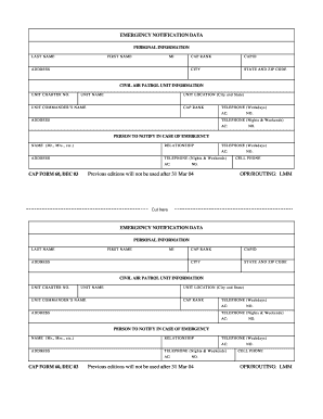 Cap Form 60