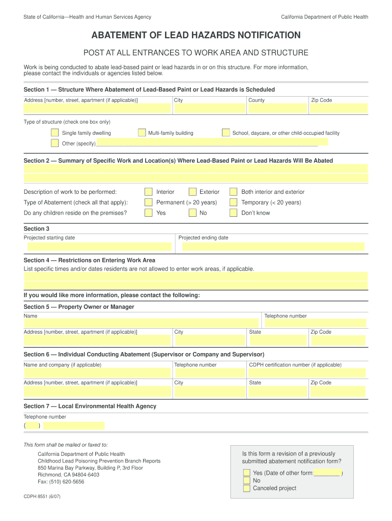 Cdph 279  Form