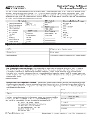 Usps Epf Form