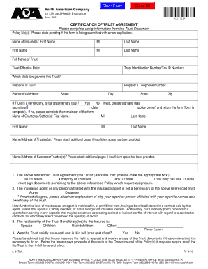 North American Company 3172a Form